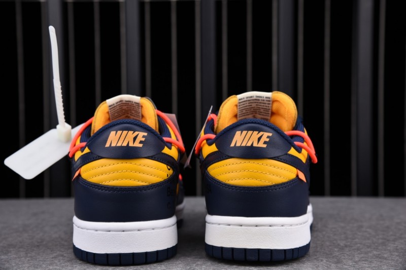 Nike Dunk Low Off-White University Gold Midnight Navy