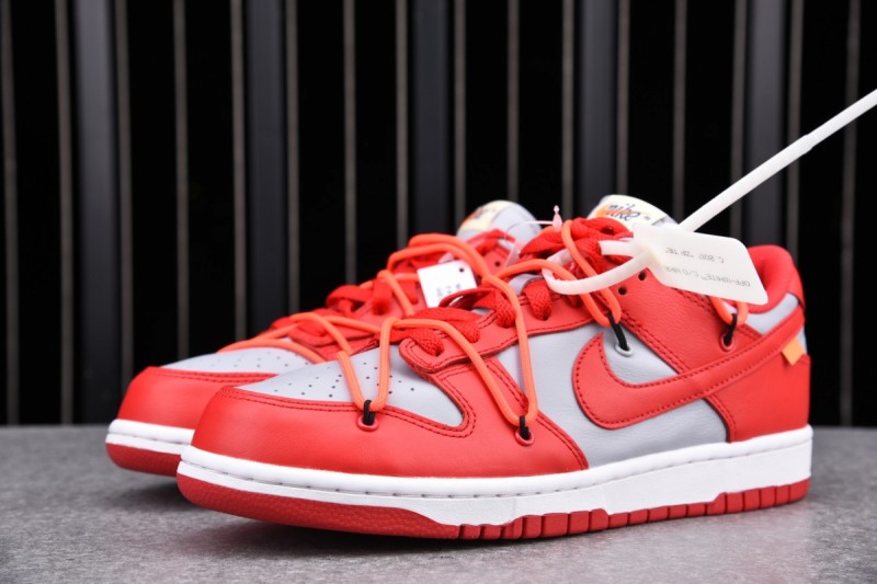 Nike Dunk Low Off-White University Red