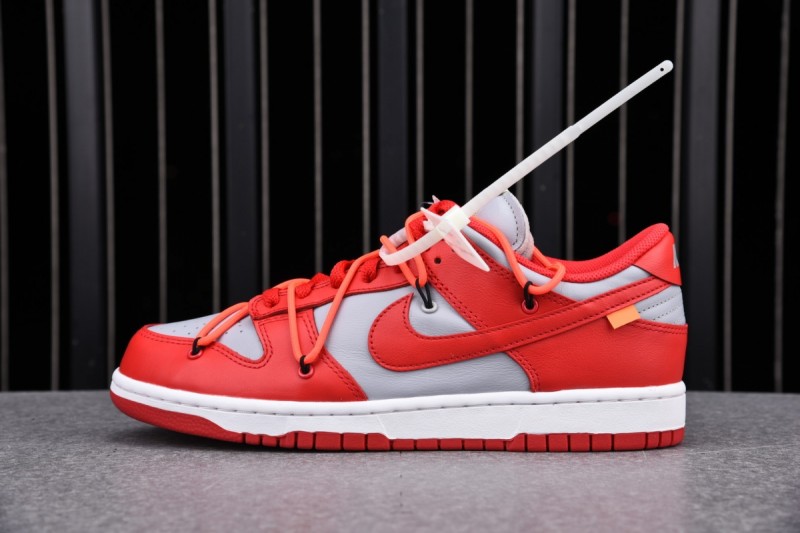 Nike Dunk Low Off-White University Red