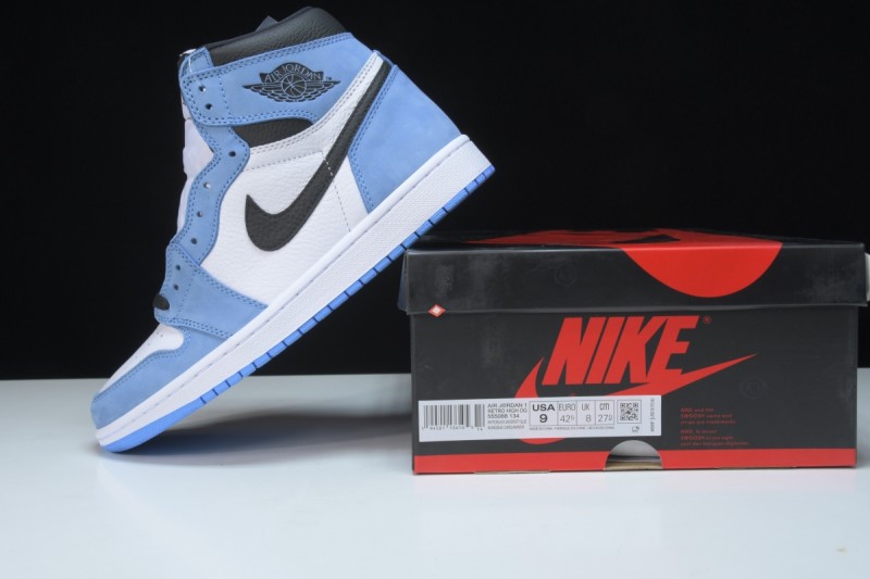 Jordan 1 Retro High White University Blue Black