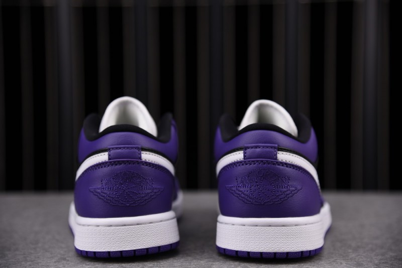 Jordan 1 Low Court Purple Black