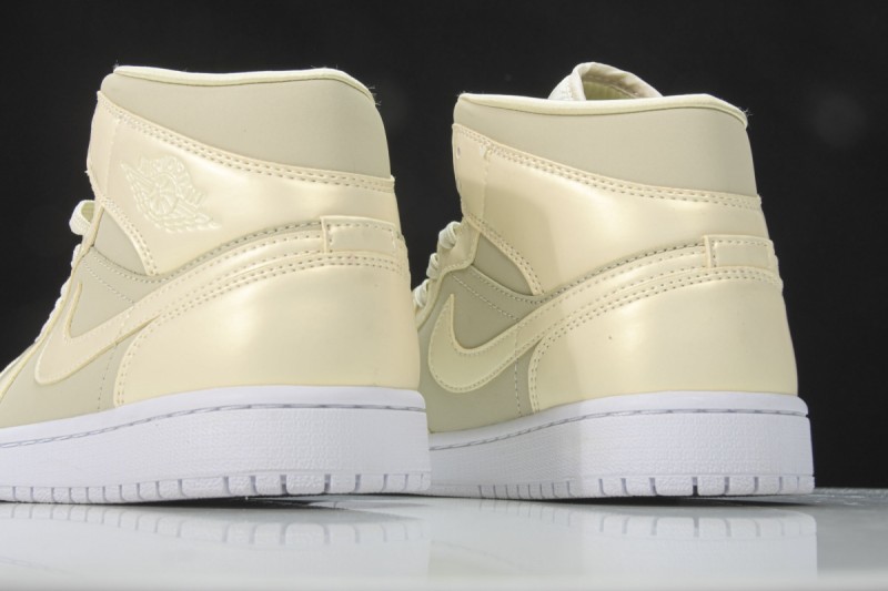 Jordan 1 Mid Goose Feather Yellow