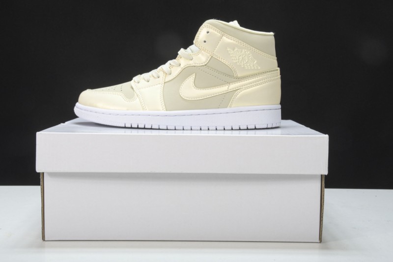 Jordan 1 Mid Goose Feather Yellow