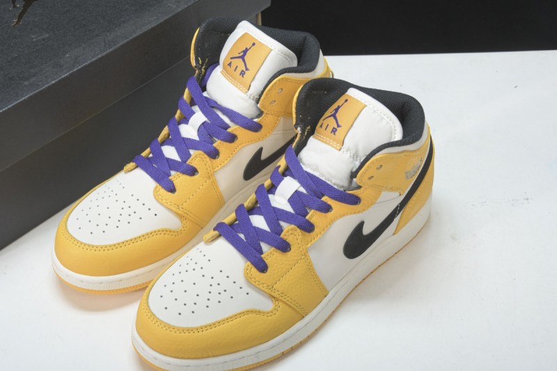 Jordan 1 Mid SE Lakers