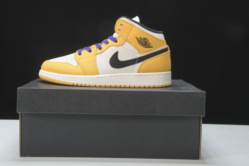 Jordan 1 Mid SE Lakers