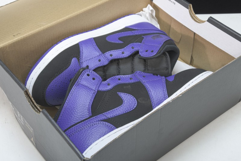 Jordan 1 Mid Black Dark Concord