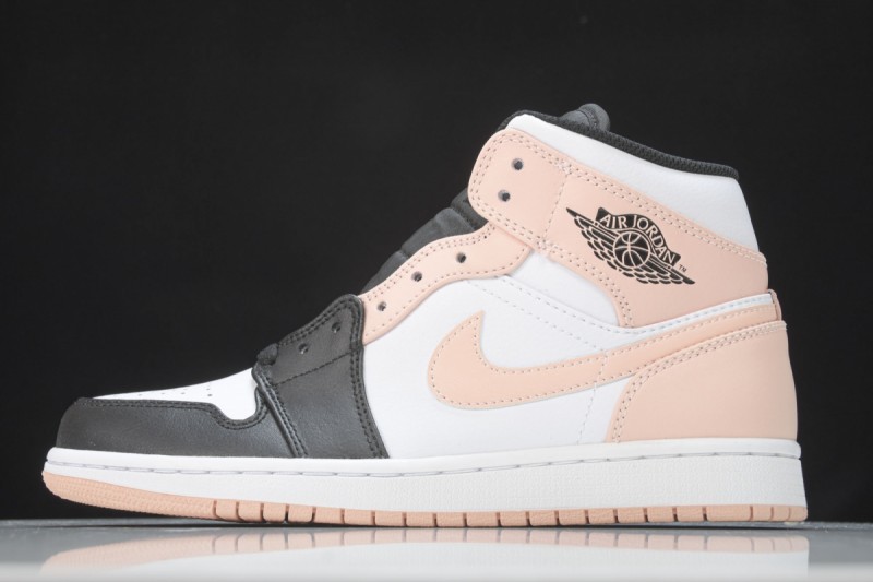 Jordan 1 Mid Arctic Orange Black Toe