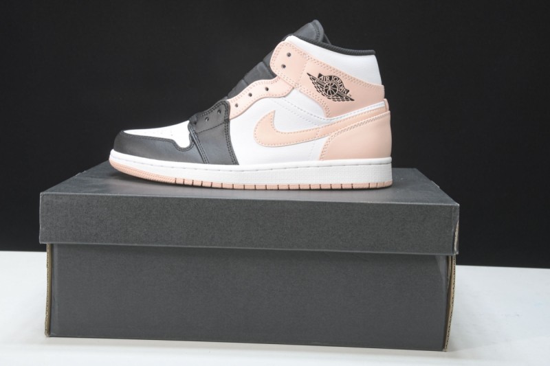 Jordan 1 Mid Arctic Orange Black Toe