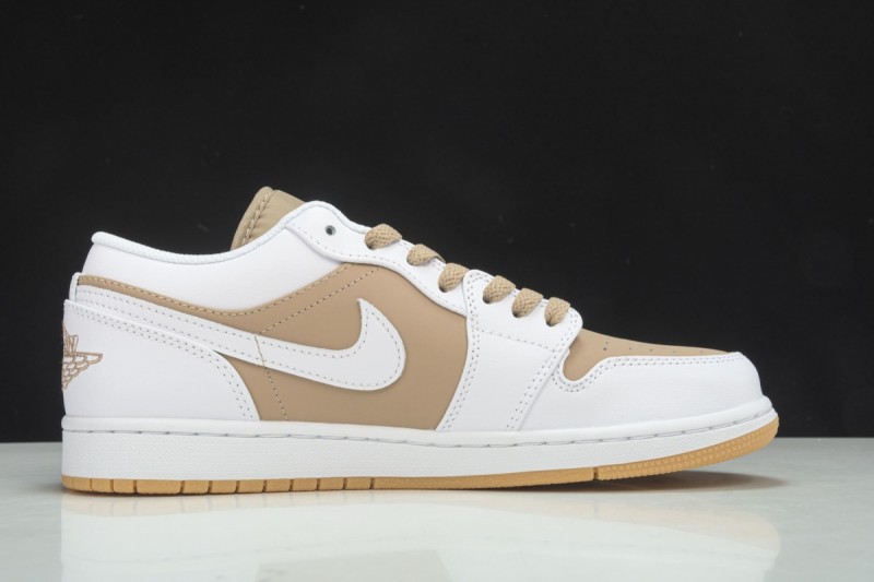 Jordan 1 Low Hemp White