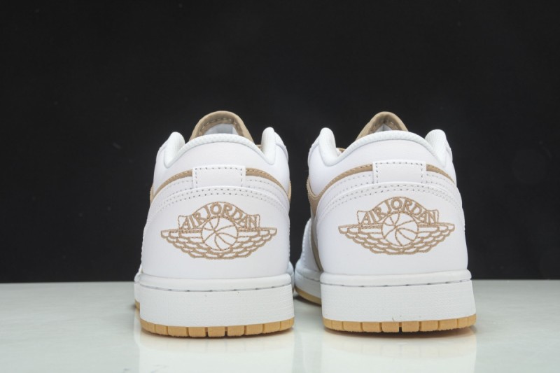 Jordan 1 Low Hemp White