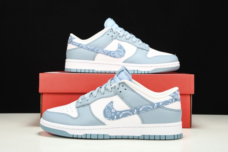 Nike Dunk Low Essential Paisley Pack Worn Blue