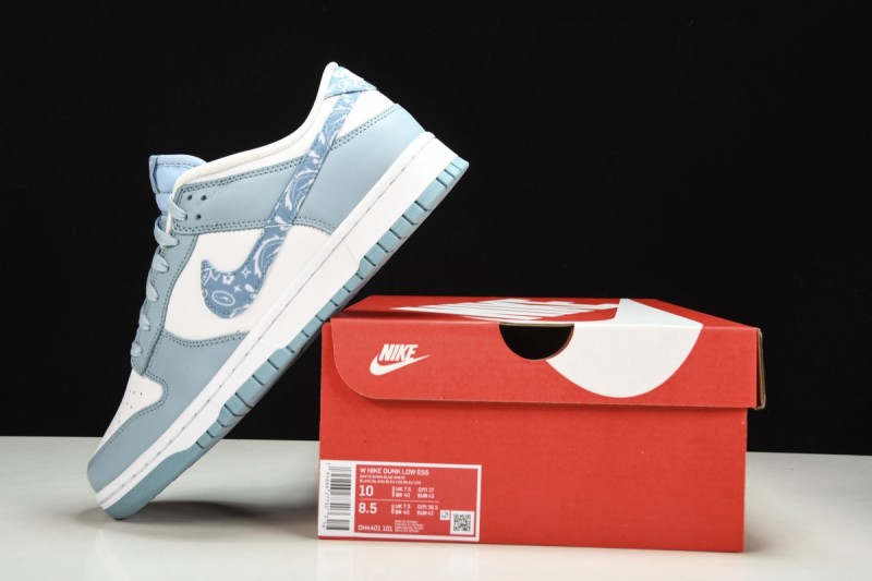 Nike Dunk Low Essential Paisley Pack Worn Blue