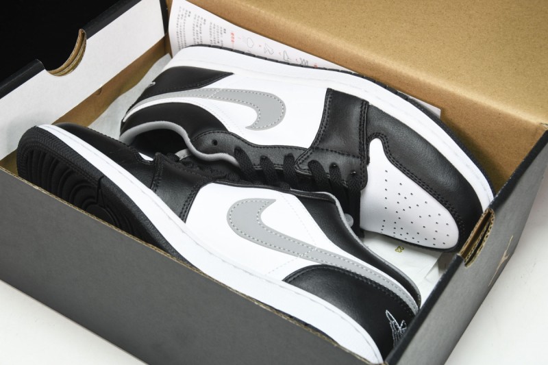 Jordan 1 Low Black White Grey