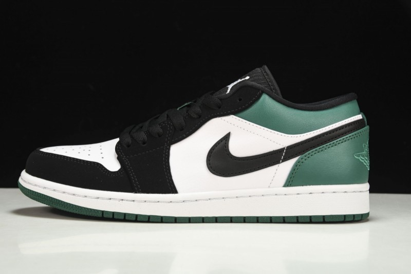 Jordan 1 Low White Black Mystic Green