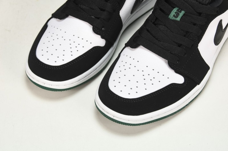 Jordan 1 Low White Black Mystic Green