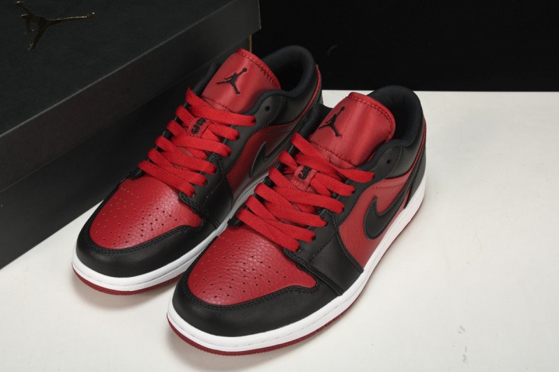 Jordan 1 Low Black Gym Red