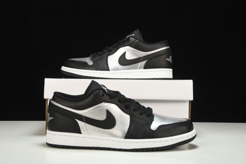 Jordan 1 Low SE Black Metallic Silver