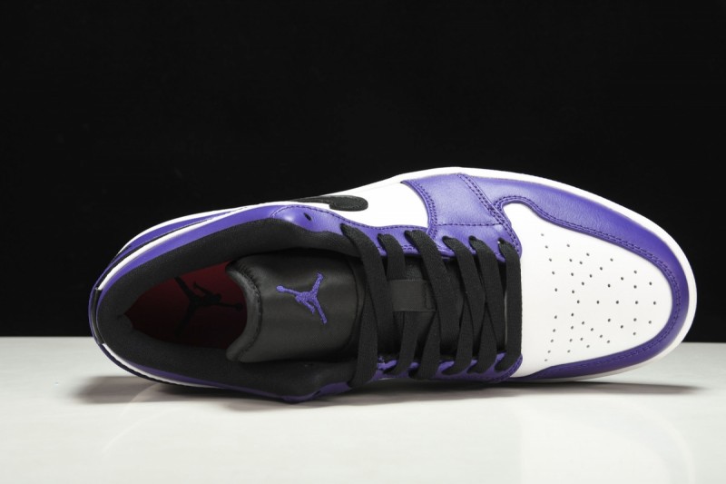 Jordan 1 Low Court Purple White