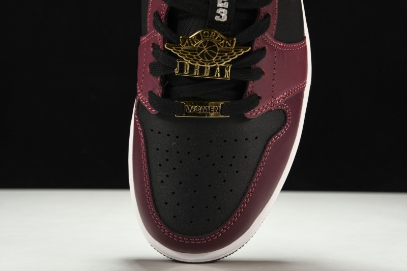 Jordan 1 Low Dark Beetroot Black