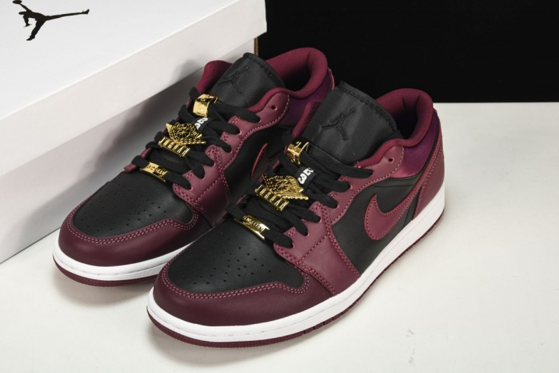 Jordan 1 Low Dark Beetroot Black