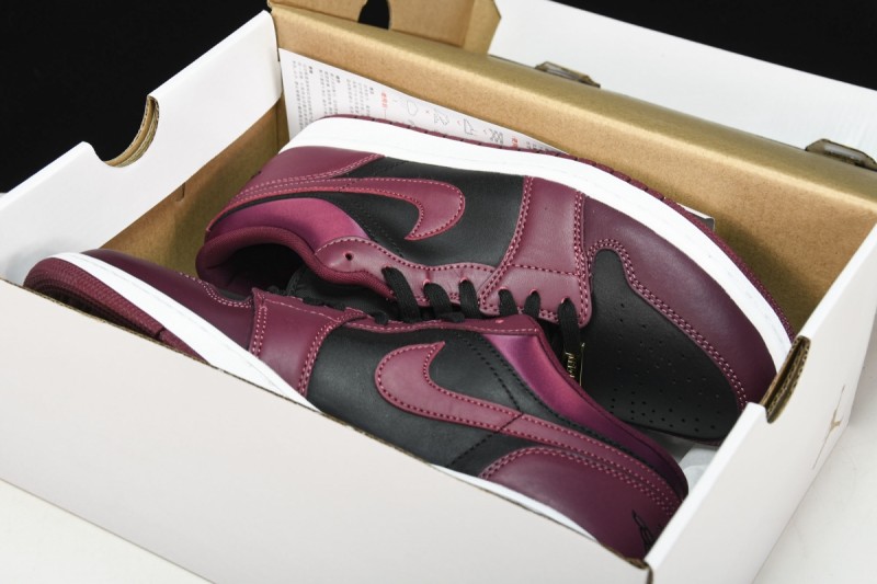 Jordan 1 Low Dark Beetroot Black