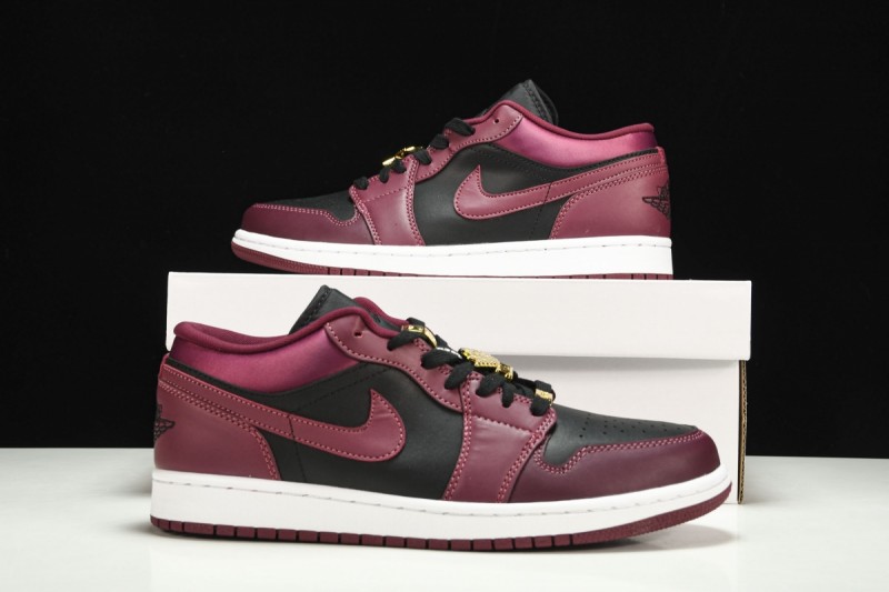 Jordan 1 Low Dark Beetroot Black