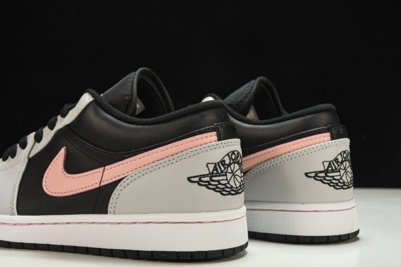 Jordan 1 Low Black Grey Pink