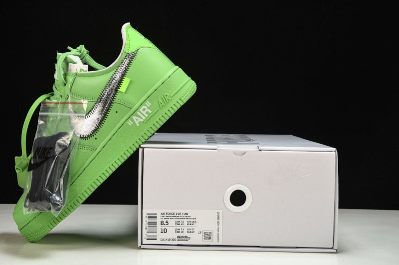 Nike Air Force 1 Low Off-White Light Green Spark