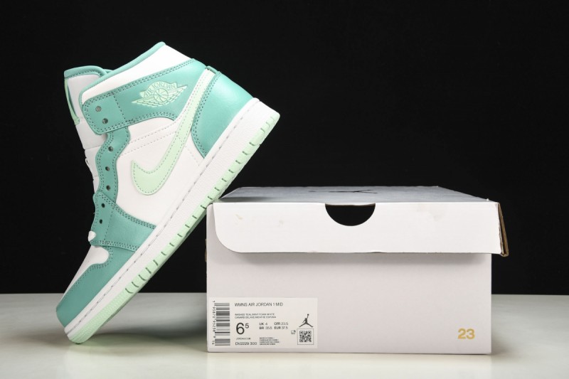 Jordan 1 Mid Washed Teal