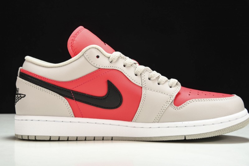 Jordan 1 Retro Low Light Iron Ore Siren Red