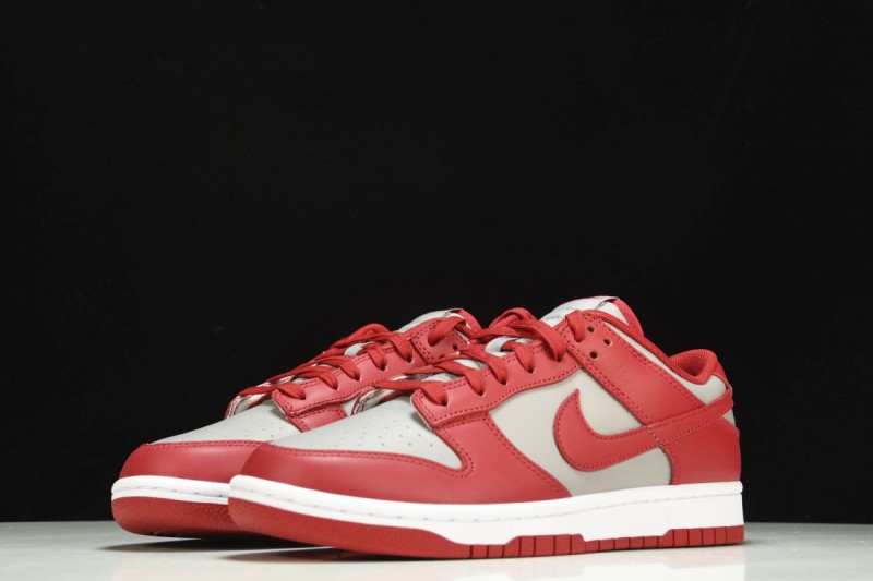 Nike Dunk Low Retro Medium Grey Varsity Red UNLV