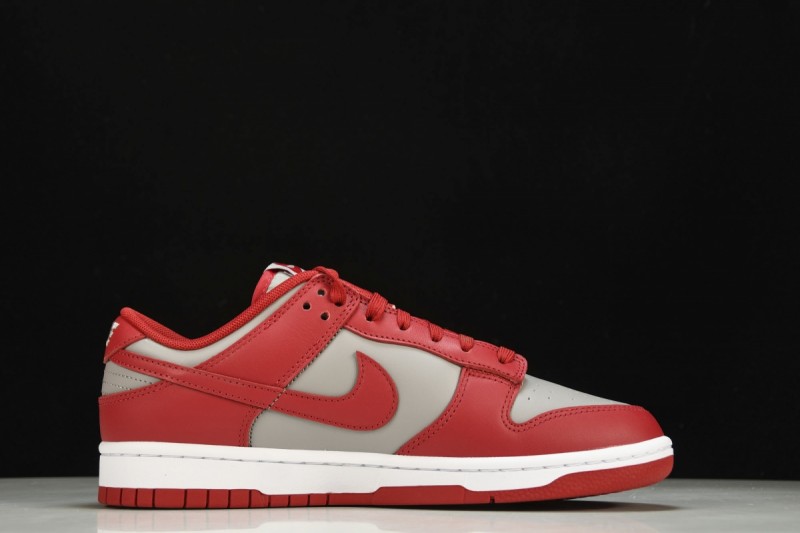 Nike Dunk Low Retro Medium Grey Varsity Red UNLV