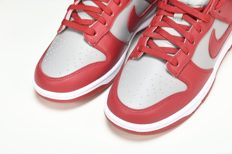 Nike Dunk Low Retro Medium Grey Varsity Red UNLV