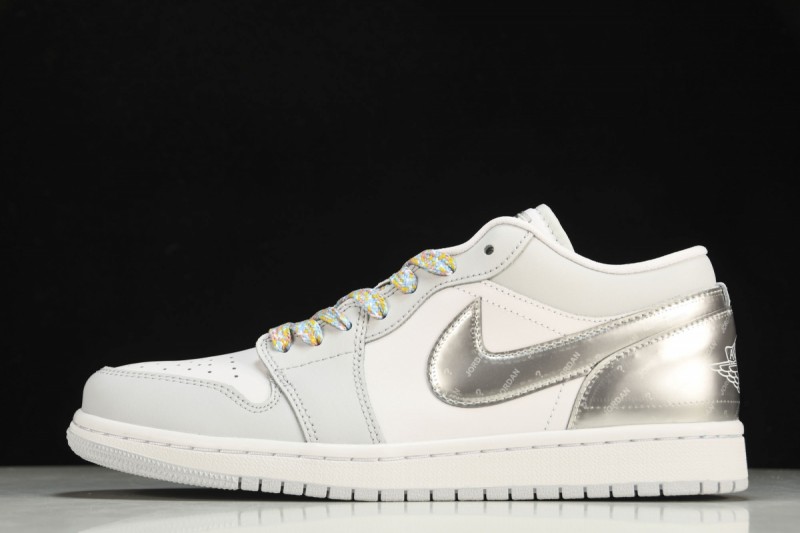 Jordan 1 Low SE Tear Away Silver