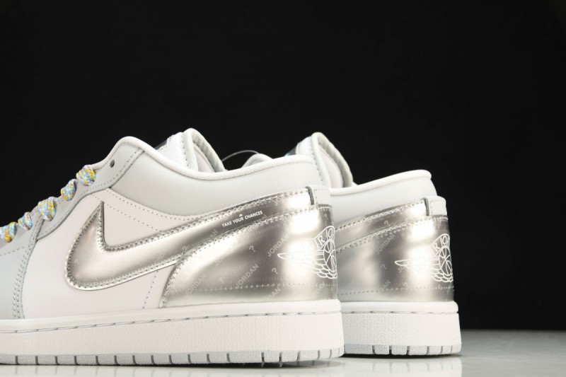 Jordan 1 Low SE Tear Away Silver