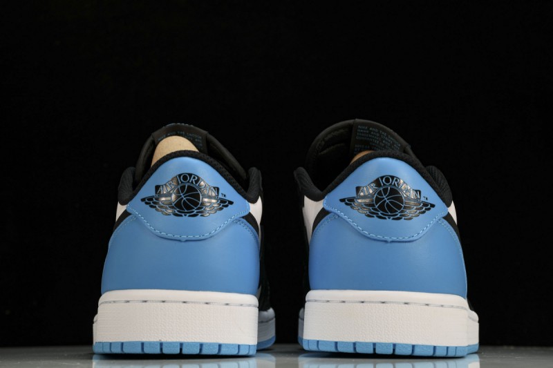 Jordan 1 Retro Low OG Black Dark Powder Blue