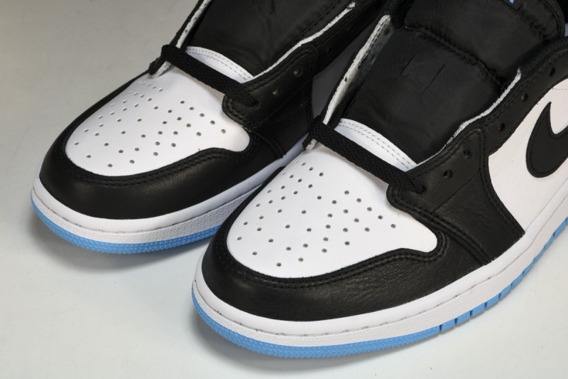 Jordan 1 Retro Low OG Black Dark Powder Blue