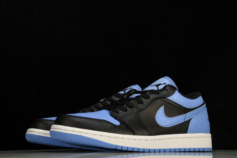 Jordan 1 Low Black University Blue