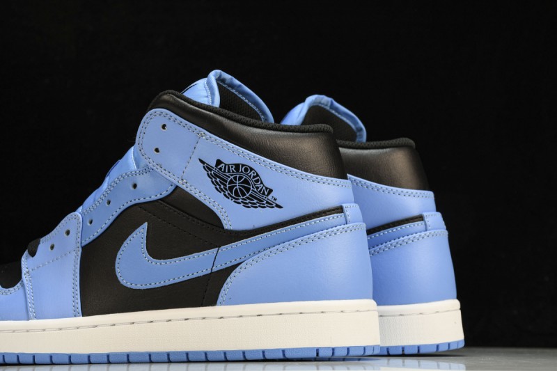 Jordan 1 Mid University Blue Black