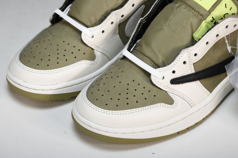 Jordan 1 Retro Low Golf Travis Scott Neutral Olive