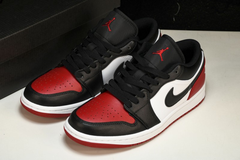 Jordan 1 Low Bred Toe 2.0