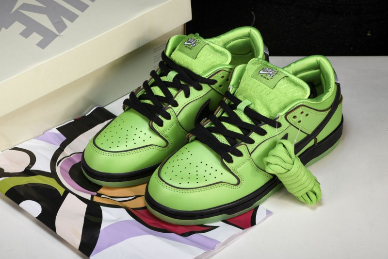 Dunk Low Pro SB QS x The Powerpuff Girls Buttercup