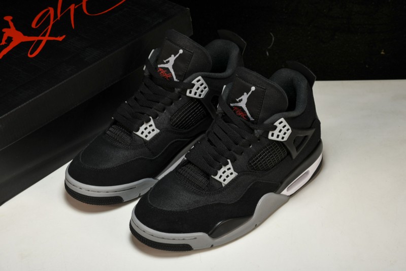 Jordan 4 Retro SE Black Canvas