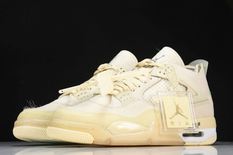 Jordan 4 Retro Off-White Sail