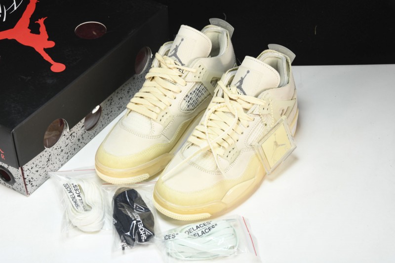 Jordan 4 Retro Off-White Sail