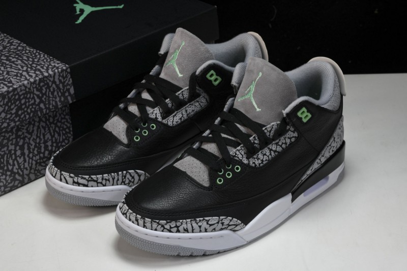 Jordan 3 Retro Green Glow