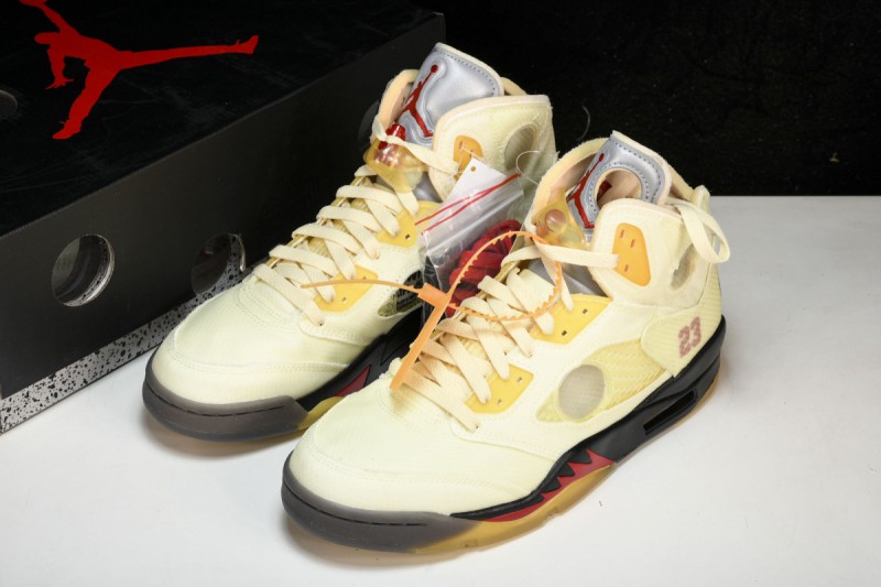 Jordan 5 Retro Off-White Sail