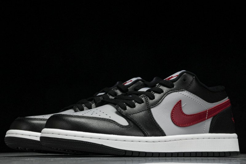 Jordan 1 Low Wolf Grey Gym Red