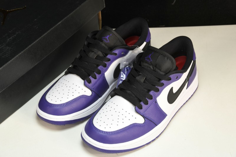 Jordan 1 Low Golf Court Purple