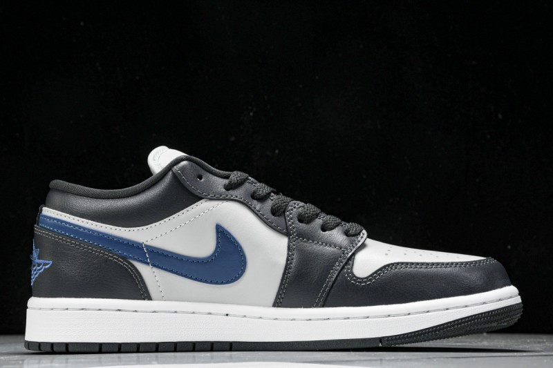 Jordan 1 Low Anthracite Industrial Blue